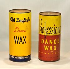 Vintage Cans of Old English Dance Wax and Professional Dance Wax picture