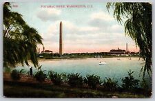 Potomac River Washington Dc Antique Divided Back Postcard picture