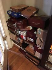 500 Assorted Wood Cigar Box Collection Lot.  PICK UP ONLY in CONNECTICUT. picture