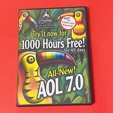 AOL America Online CD Disc 7.0 trial Plastic SEALED Vintage  90s Nostalgia Y2k picture