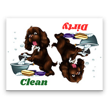 Boykin Spaniel Clean Dirty 3 1/2