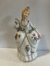 Vintage Victorian Porcelain Lady Planter 7.5