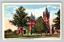 Schenectady NY-New York, Albany Street Methodist Church Vintage Postcard picture
