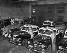 1948 New York City POLICE CARS in SHOP  Photo  (194-R) picture