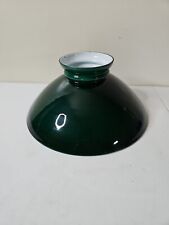 Vintage Emerald Green Cased Glass Lamp Shade  picture