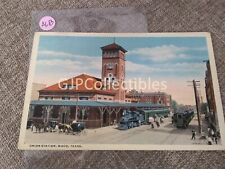 PALB Train or Station Postcard Railroad RR UNION STATION WACO TEXAS picture