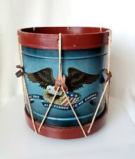 VTG▪︎The Old Drum Shop▪︎Waste BASKET Bin▪︎PATRIOTIC EAGLE Civil War Scenes▪10x10 picture