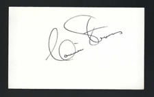 Connie Stevens signed 3x5 card Beautiful Singer and Actress picture