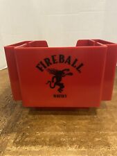 Fireball Whisky Napkin and Straw Holder Black Red Barware Pub Man Cave picture