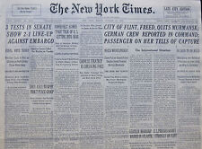 10-1939 WWII October 27 FLINT FREED MURMANSK - TISO FDR SENATE EMBARGO - VATICAN picture
