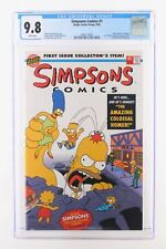 Simpsons Comics #1 - Bongo Comics Group 1993 CGC 9.8 Pull-out poster. Flipbook.  picture