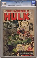 Incredible Hulk #5 CGC 5.0 1963 0136664005 picture