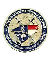 US Marshals North Carolina Regional Fugitive Task Force Challenge Coin USMS 2H picture