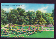 READING PENNSYLVANIA PA 1952 Rose Garden City Park Postcard picture