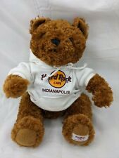 Hard Rock Cafe Brown Bear Indianapolis Hoodie 9 Inch 2008 Herrington Stuffed   picture