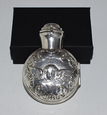 FABULOUS STERLING Antique 1897 *WILLIAM COMYNS* Perfume & Case * 2 CHERUBS* picture