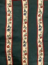 Waverly Tuxedo Henry Ford Museum Greenfield Village Floral Stripe Valance 42x55” picture