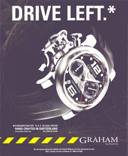 2007 Print Ad Men's Watches Graham London Chronofighter RAC Black Speed picture