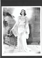 VINTAGE PHOTO Young TALLULAH BANKHEAD Gorgeous Full Length Gown Rare Still picture