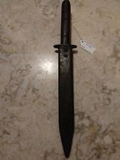 Australian VINTAGE TRENCH knife WW1 TYPE WOOD GRIP DAGGER,  picture