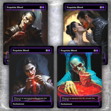 x4 Exquisite Blood PLAYSET [Alternative Custom Art] Hyperion Card picture