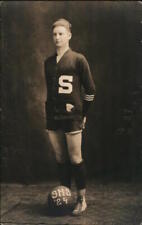 RPPC Shattuck,OK High School Basketball Player 1924 Ellis County Oklahoma picture
