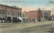 c1910 Postcard; Springfield UT Section of North Main Street, Cache County picture