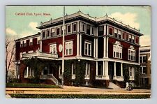 Lynn MA-Massachusetts, The Oxford Club, c1914 Vintage Postcard picture