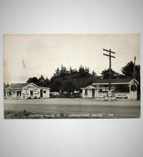 Searsport Me. Joyce's Seafood Diner US Rt. 1 Vintage Real Photo Postcard View picture