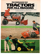 Garden Tractors Snapper John Deere Ariens Cub Cadet 1987 Vintage 4 Pg Print Ad picture