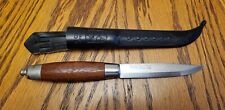 Vintage Frosts Mora Knife Made in Sweden Wood Handle With Sheath Nice  picture