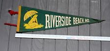 Riverside Beach, MD - Maryland Vintage Felt Pennant picture