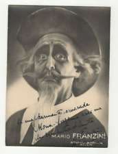LIV2171 Signed Mario Franzini Signed Vintage Signed Photo Actor Singing picture