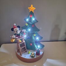 Disney Christmas Animated Mickey Mouse Decorating the Tree Music LED Lights picture