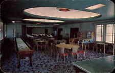 Milford Pennsylvania PA Pinball Machines Bar Tom Quick Inn Table Tennis Postcard picture
