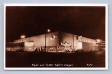 Meier & Frank Department Store SALEM Oregon RPPC Vintage Photo Postcard ~1940s picture