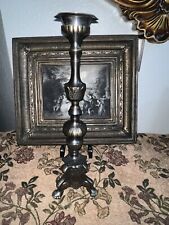 Century Antique Brass Church Altar Candlestick 17th picture