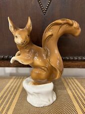 Vintage Royal Dux Porcelain Red Squirrel Figurine 9 1/4