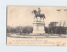 Postcard Washington Monument, Public Gardens, Boston, Massachusetts picture