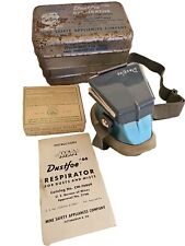 Vtg MSA Dustfoe Respirator #66 Mine Safety Appliances Co Unused Extra Filters picture