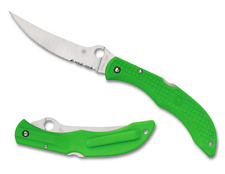 Spyderco Knives Catcherman Lockback C17PSGR LC200N Stainless Green Pocket Knife picture