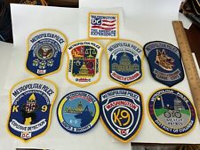 Metropolitan Police  DC collectable patches new full size 9 pieces picture