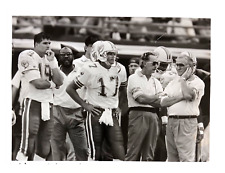 1993 Miami Dolphins QB Scott Mitchell Don Shula Sidelines NFL VTG Press Photo picture
