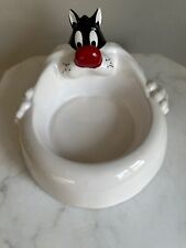 Looney Tunes 1994 Sylvester the Cat Pet Bowl ACME PET SHOP SUPPLY C Warner Bros  picture