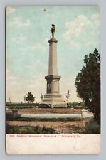 Postcard Soldiers Monument Blandford Petersburg Virginia picture