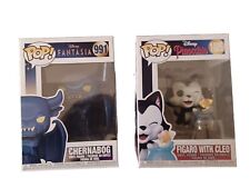 Lot Of 2 Funko Pops Figaro With Cleo #1025 & Chernabog #991 Both New Unopened  picture