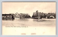 Sandusky OH-Ohio, Columbus Ave Boat Landing, Vintage Postcard picture