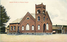 Wheelock Postcard Baptist Church La Grande OR Union County 125571 picture