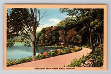 Wells River VT-Vermont, General Greeting from Wells River, Vintage Postcard picture
