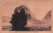 20th Century Limited New York Central RR Train Railroad Vtg Postcard D57 picture